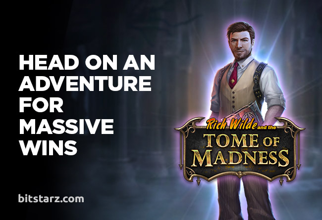 Reach for Riches in Rich Wilde and the Tome of Madness Slot!