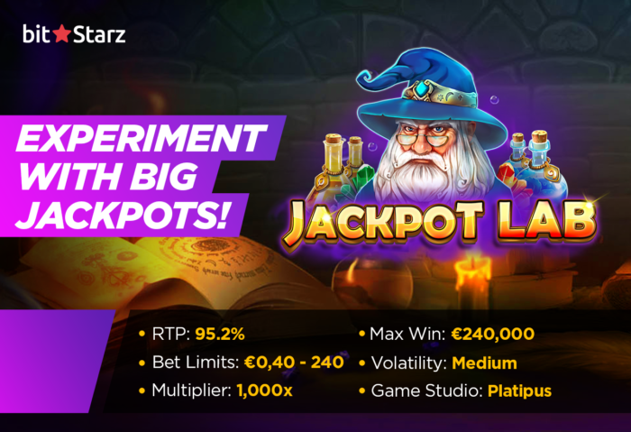 Whip up a super elixir for riches and rewards in Jackpot Lab slot