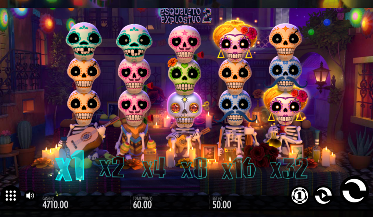 Spin and Win to the Laughing Skulls of Esqueleto Explosivo 2 Slot
