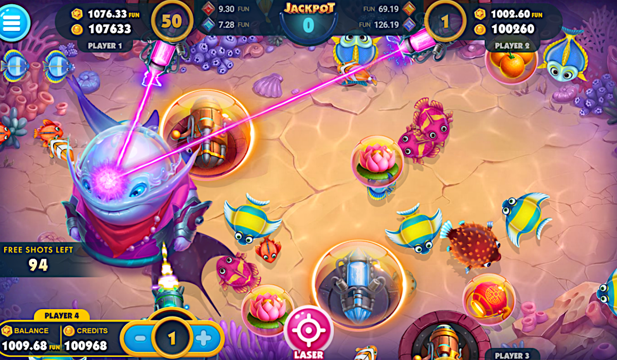 Shoot the Fish to Strike It Rich in Fishing Kingdom Slot!