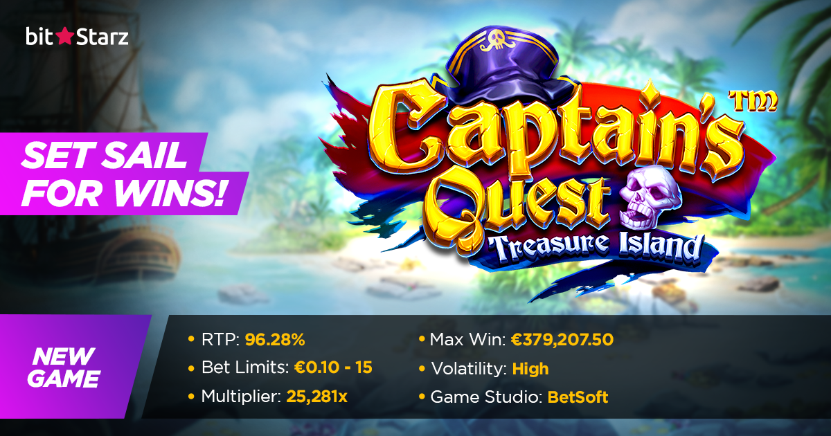 Plunder Pirate Wins in Captain’s Quest Treasure Island Slot