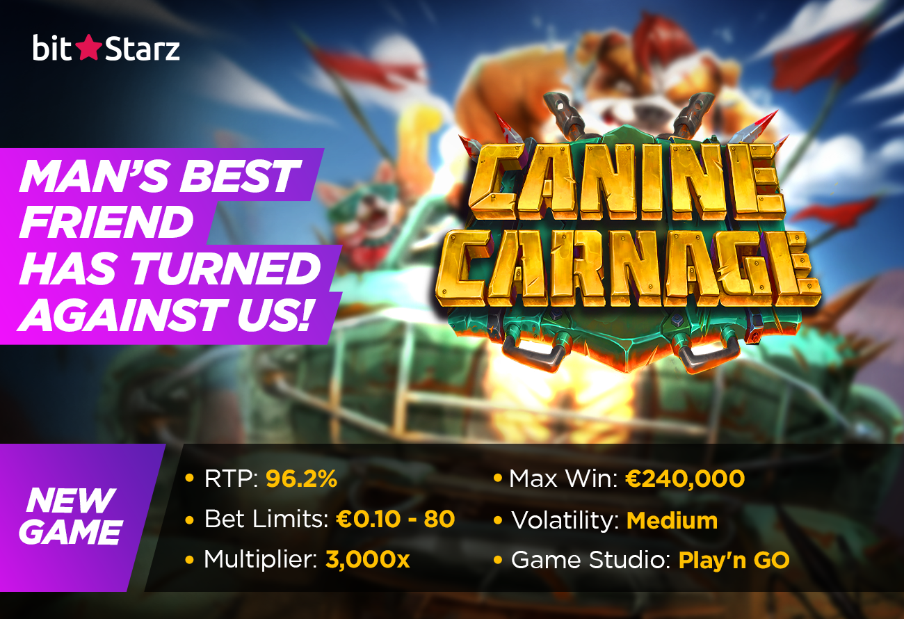 It's a DogEatDog World in Canine Carnage Slot