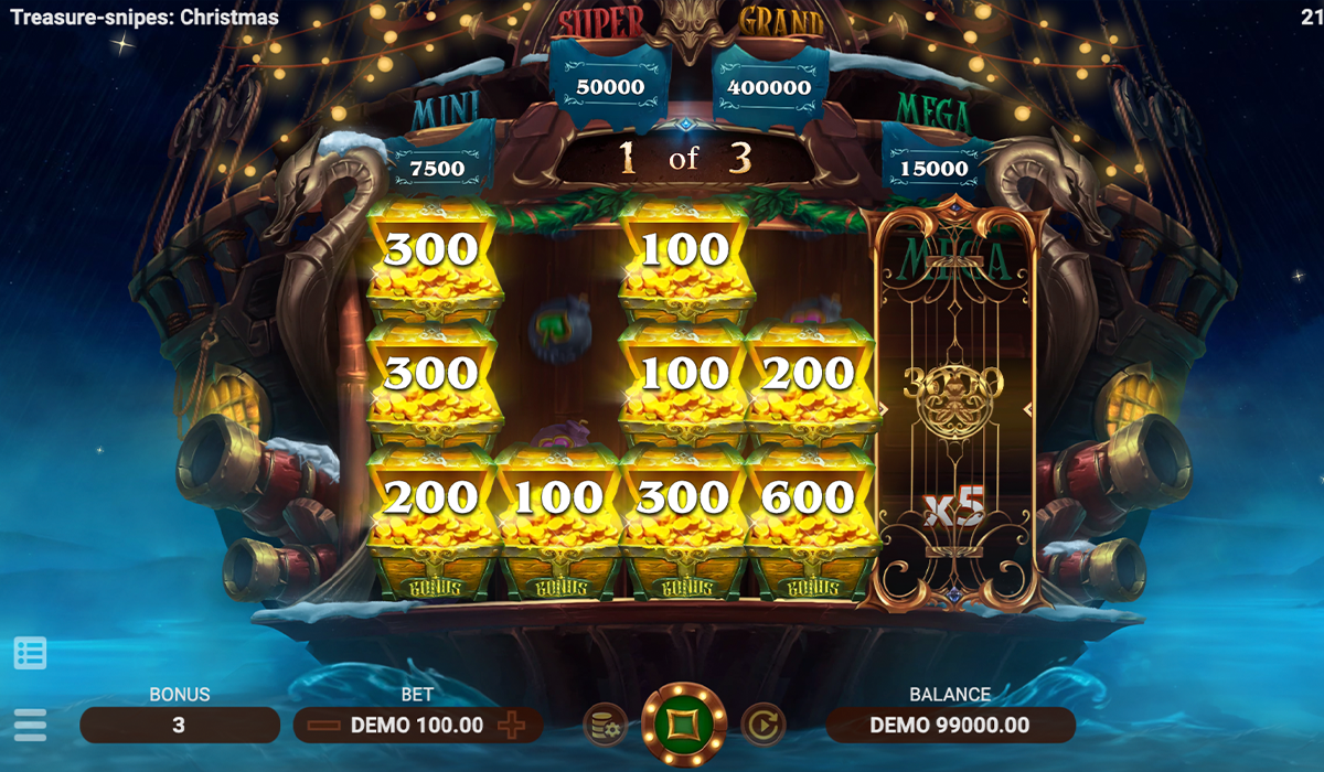 Treasure-Snipes: Christmas Slot is a Festive Pirate Adventure