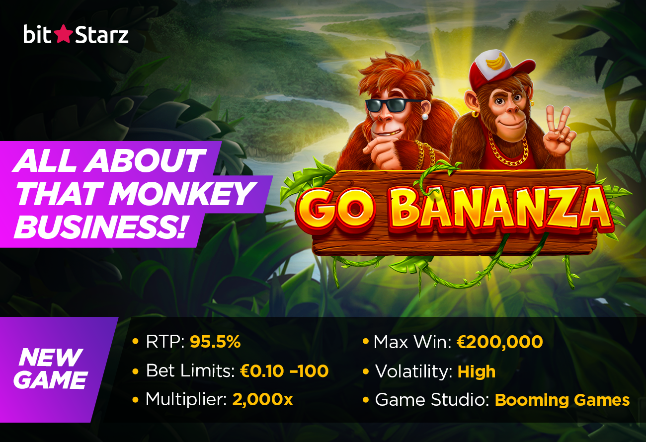 It’s All Monkey Business In Go Bananza Slot! Try It.