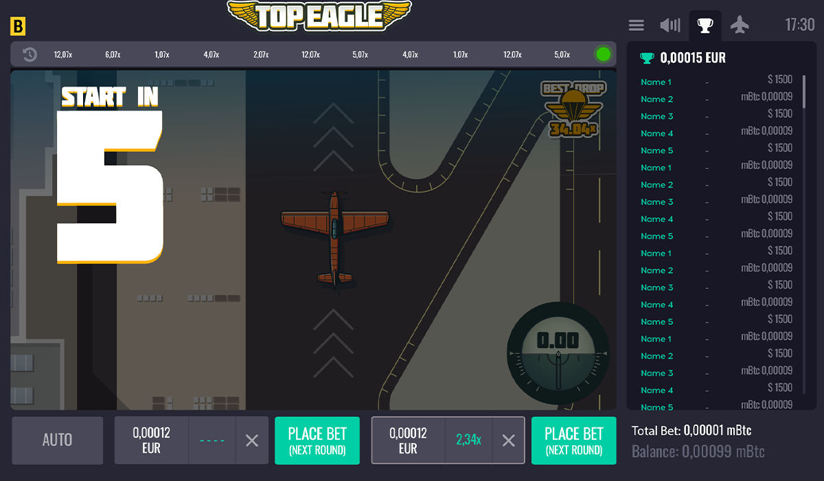 Jump Out On Time Or Crash And Burn In Top Eagle Slot