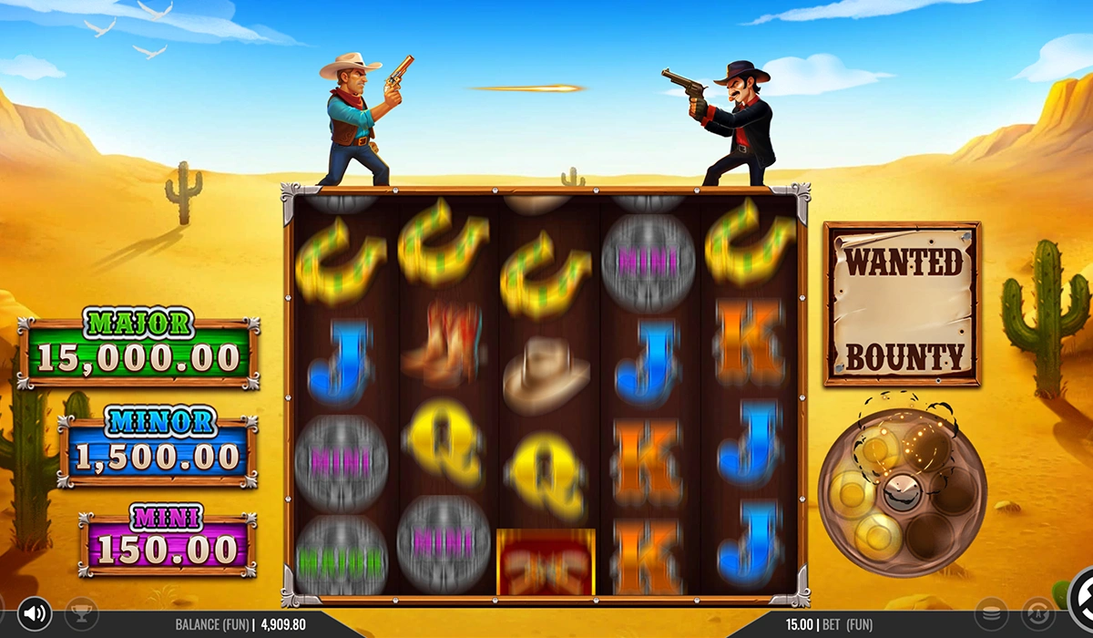 Throw Bullets and Insults in Cowboy Showdown Slot
