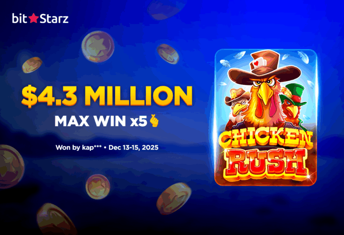 So Anyway, Someone Just Won $4.3M On Chicken Rush Slot at BitStarz