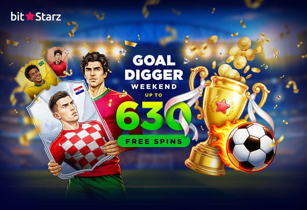 Score big with 630 free spins this Goal Digger weekend